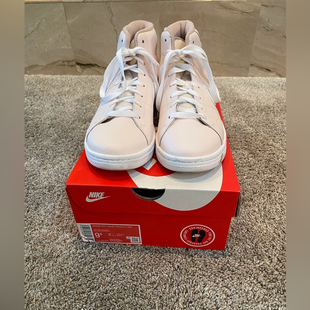 Pink Nike Court Royale 2 Mid